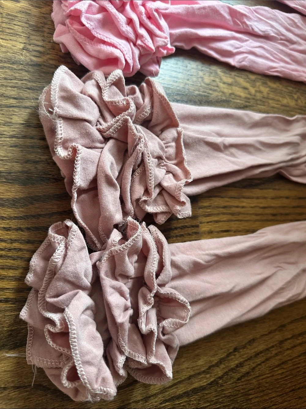 Ruffled kids socks - Pink Shades